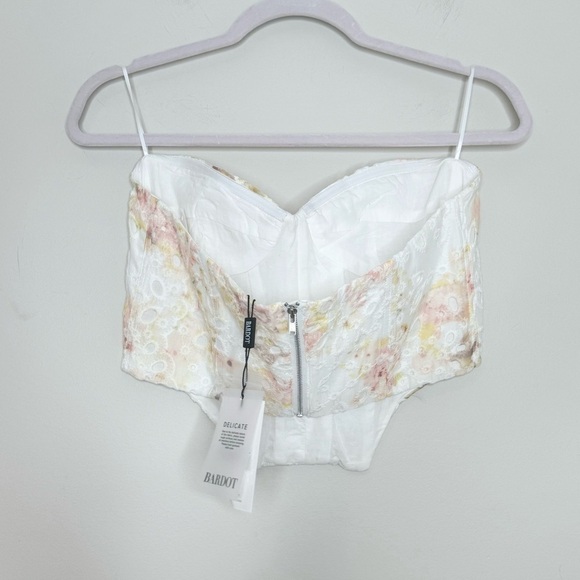 NWT Bardot Lila Bustier Strapless Top Large - Picture 5 of 6